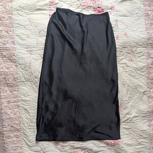 Old Navy Black Silk Skirt